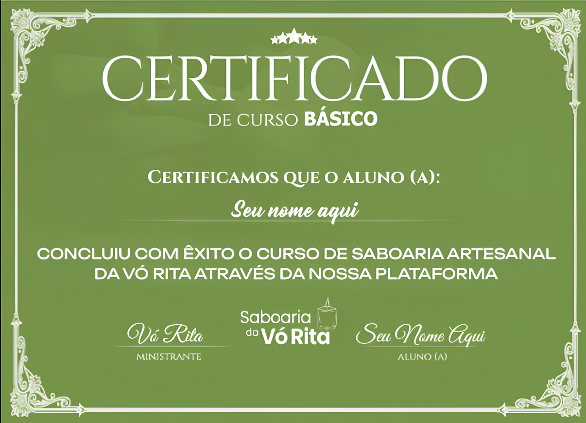Certificado do Curso Básico